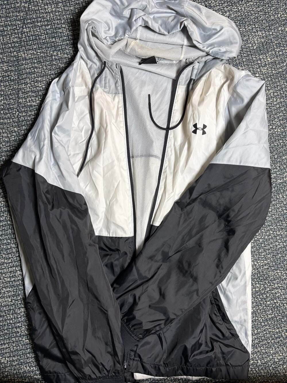 Under Armour Legacy Colorblock Full-Zip Hooded‎ Windbreaker Jacket